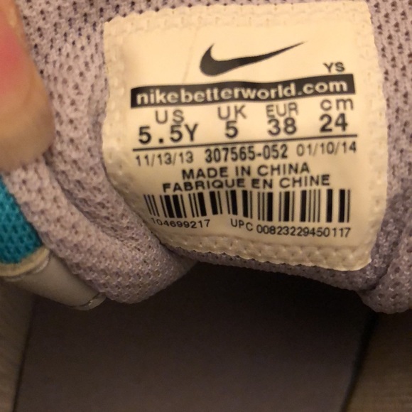 NIKE AIR MAX RUNNING SNEAKERS MENS-BOYS SIZE 5.5Y WOMENS SIZE 7.5 - Picture 8 of 16